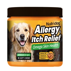 NUTRIDOG Dog Allergy & Itch Support Chews